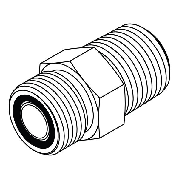 Tompkins Hydraulic Fitting-Steel08MORFS-08MP FF2404-08-08